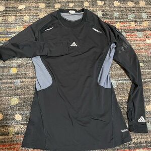 Adidas TechFit Black Compression Shirt Large